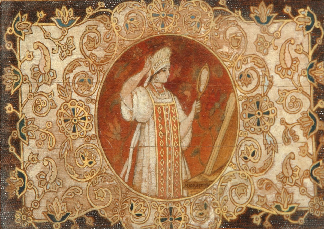 Zrcadlo zrcadlo na zdi... od Ivan Yakovlevich Bilibin