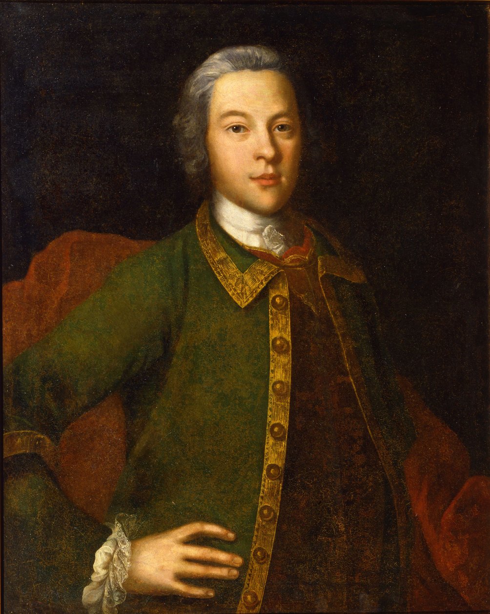 Portrét hraběte Petra Panina 17211789, 1742 od Ivan Yakovlevich Vishnyakov