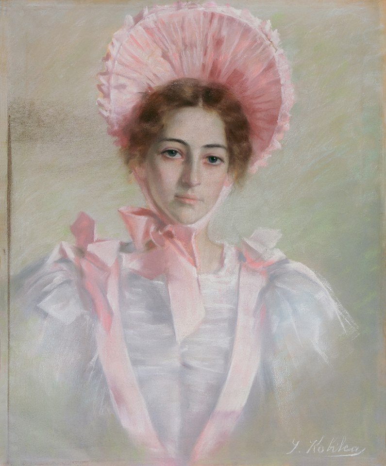 Portrét Almy často od Ivana Kobilca