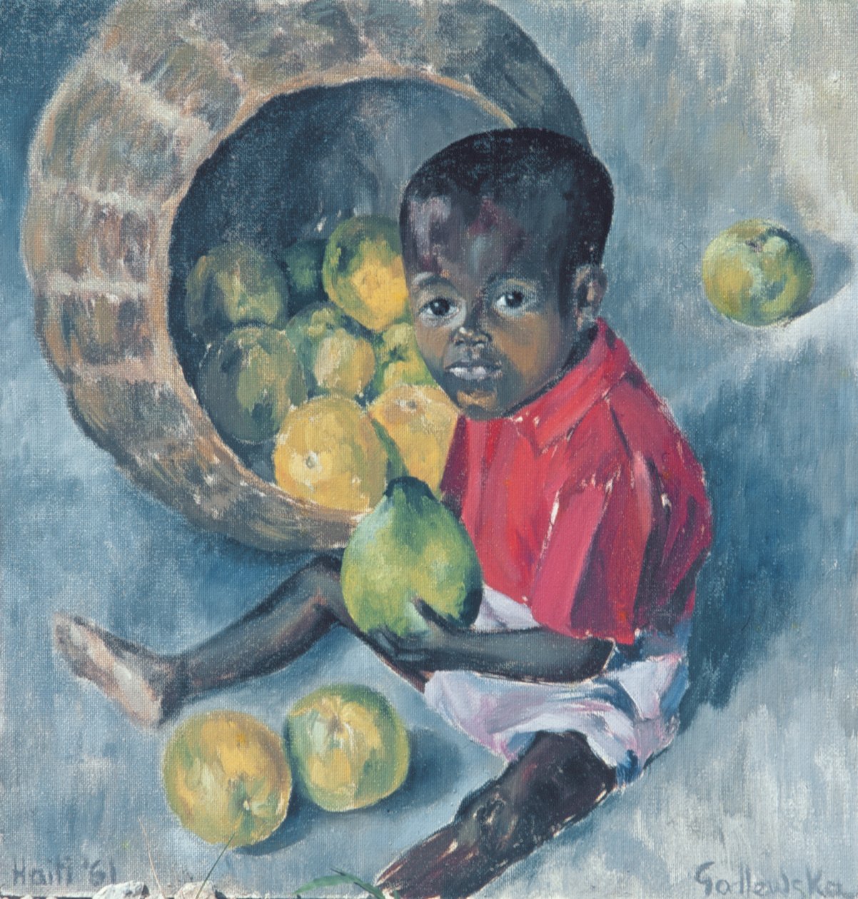 Fito, Twin Son of Abel, Haiti, 1961 od Izabella Godlewska de Aranda