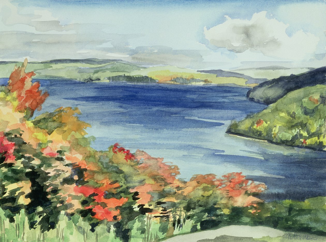 No.56 Lake Kaministikwia, Ontario, Kanada (wc) od Izabella Godlewska de Aranda