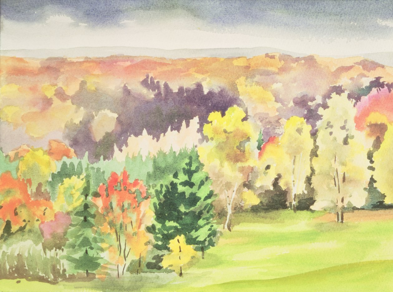 No.64 Autumn, Beaufays, Lutych, Belgie (wc) od Izabella Godlewska de Aranda