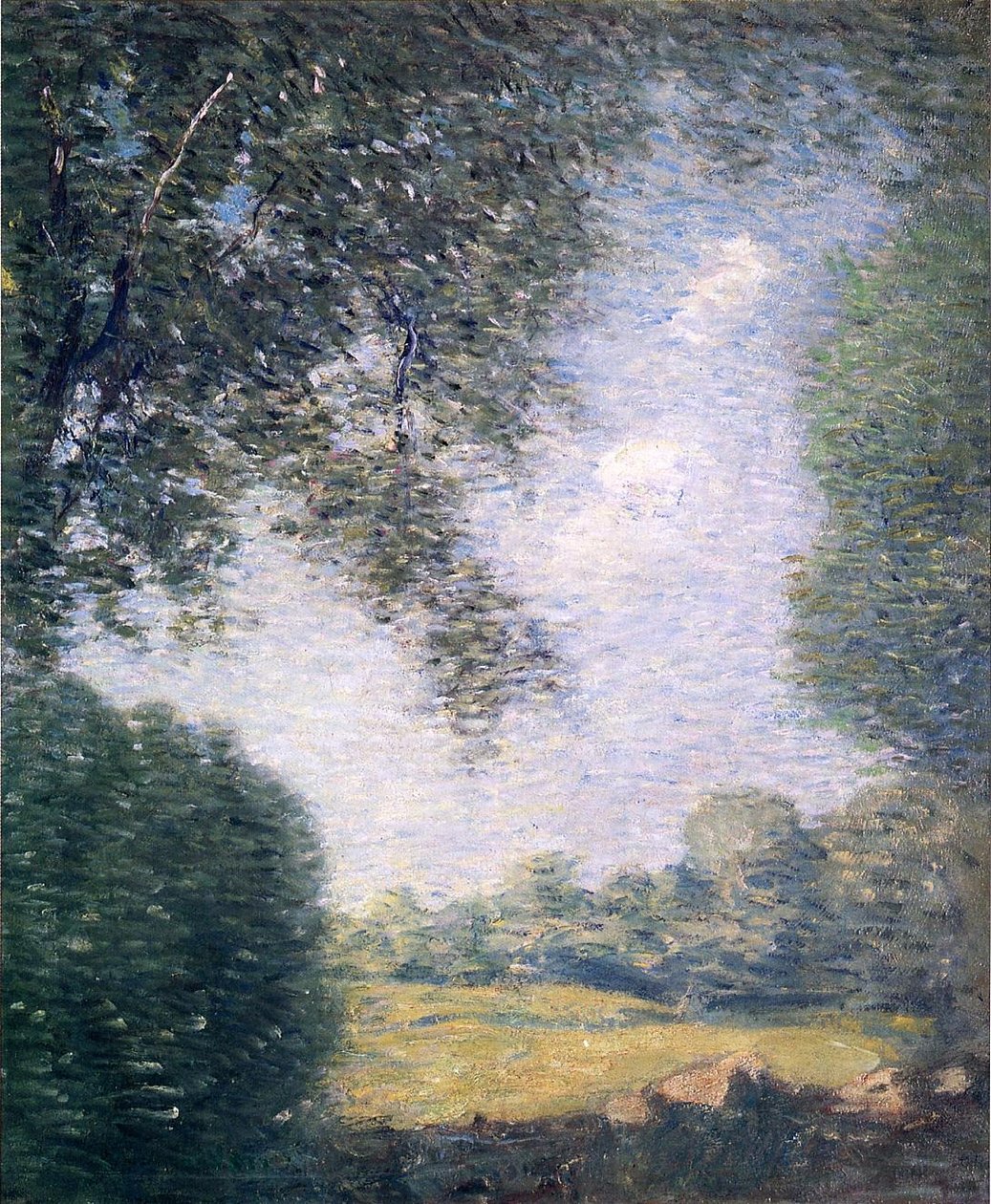 Převislé stromy od J. Alden Weir