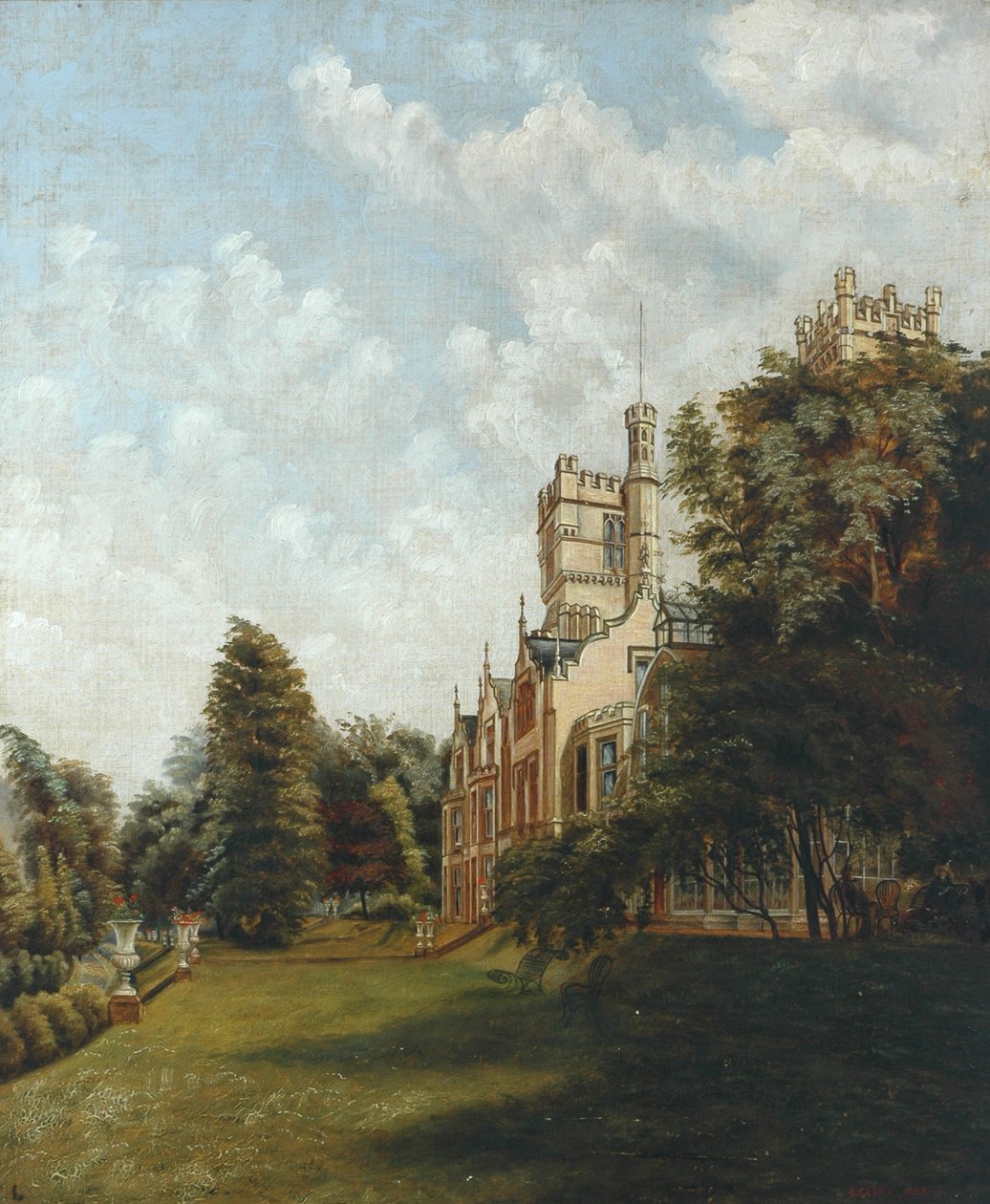 Hrad Cliffe, 1883 od J. Clarke