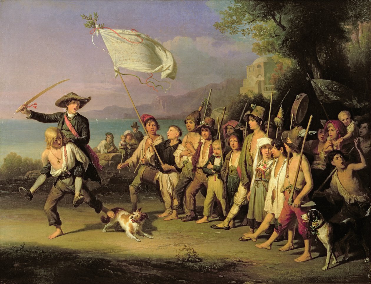 Hraní na vojáky, římská revoluce 1848 od J. Kirner