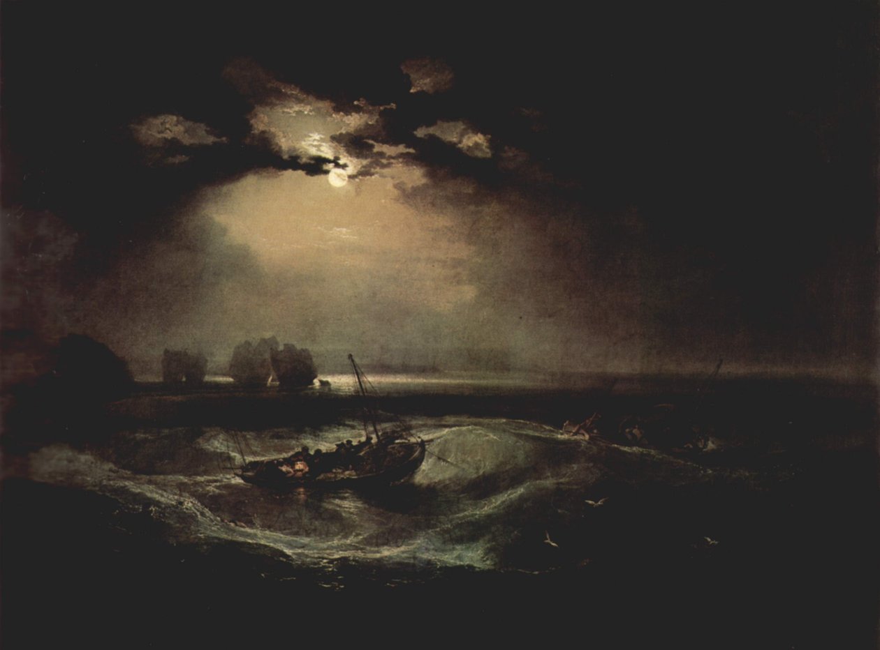 Rybář na moři od Joseph Mallord William Turner