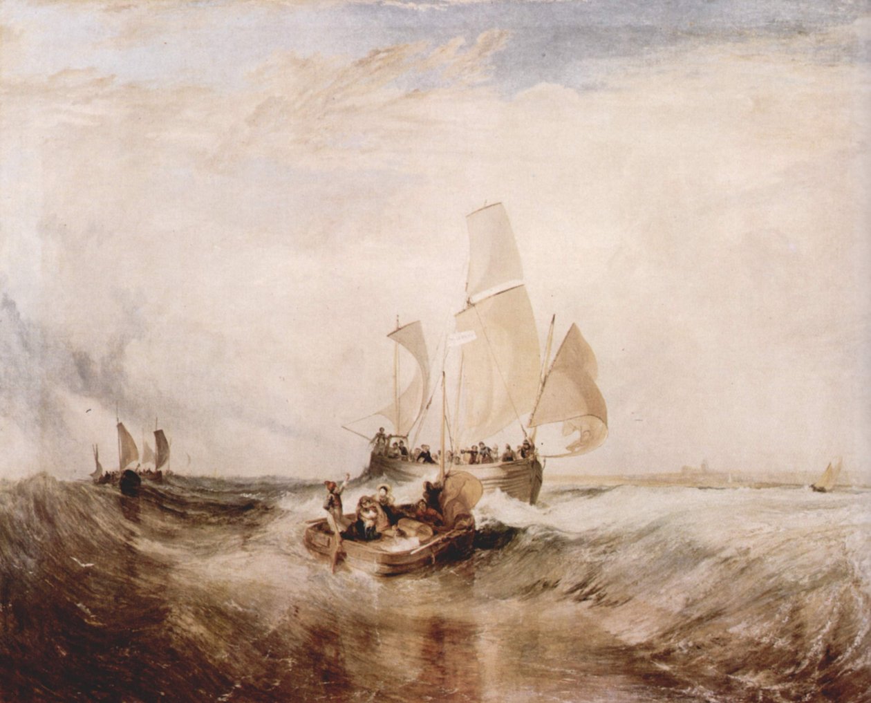 Nyní k malíři, cestující nastupují od Joseph Mallord William Turner