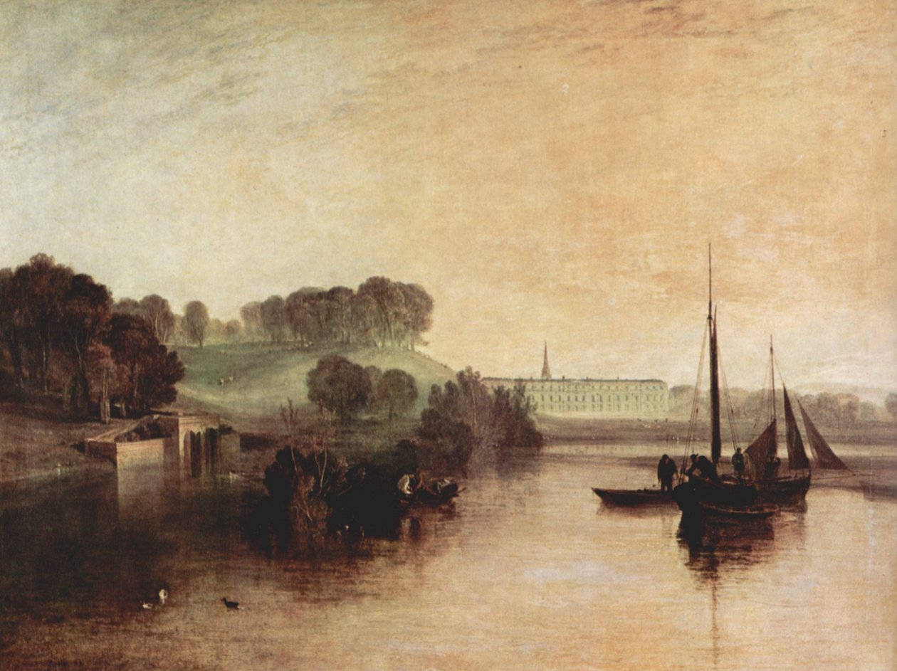 Petworth Sussex, sídlo hraběte z Egremontu, rosné ráno od Joseph Mallord William Turner