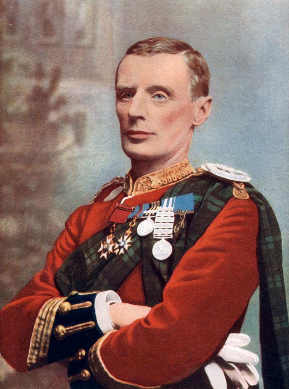Generálmajor AG Wauchope, velitel brigády Highland v Jižní Africe, c1899 1902. od JA Horsburgh