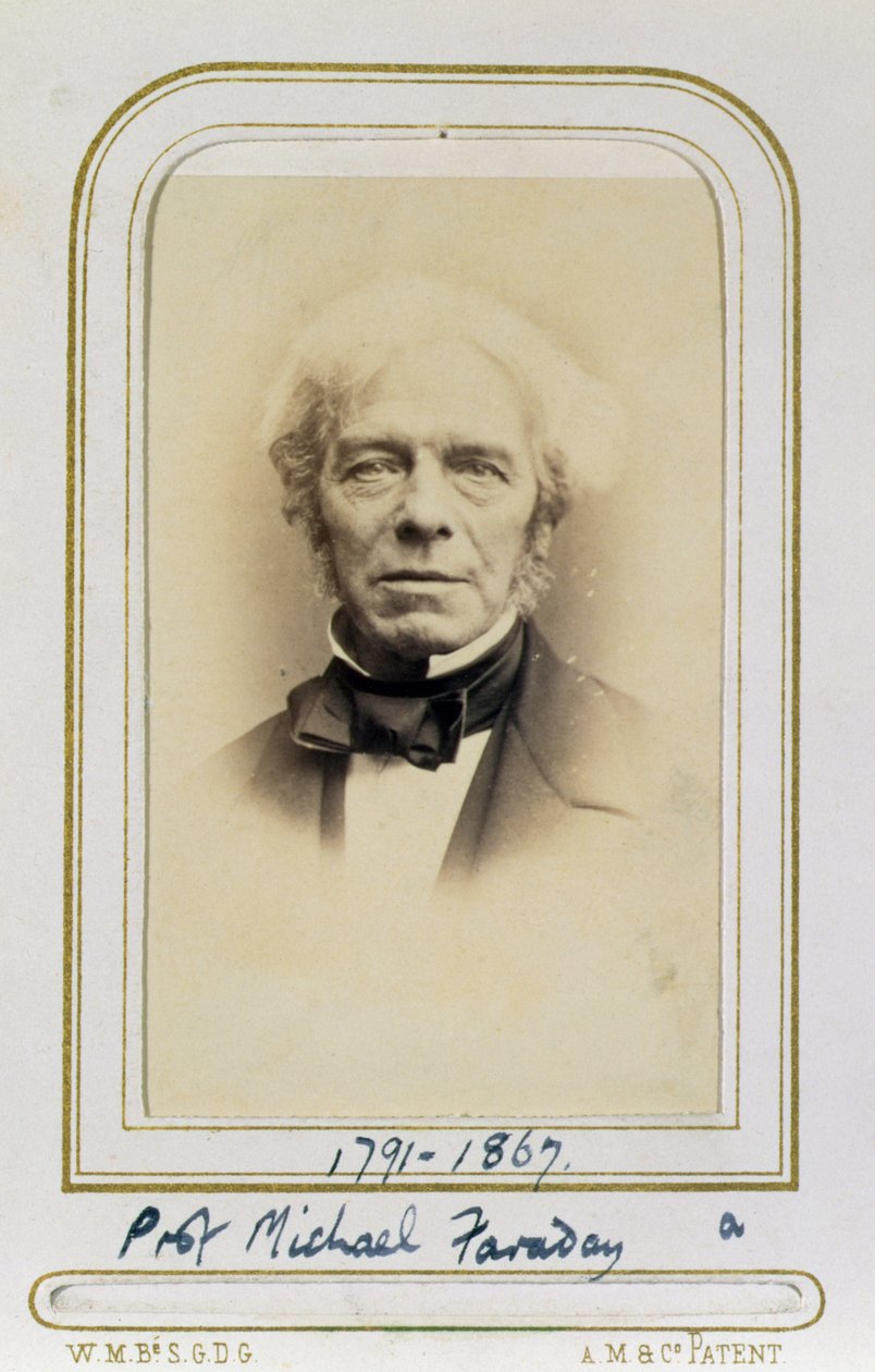 Portrét Michaela Faradaya (1791-1867) (tisk alba) od J.C. Watkins