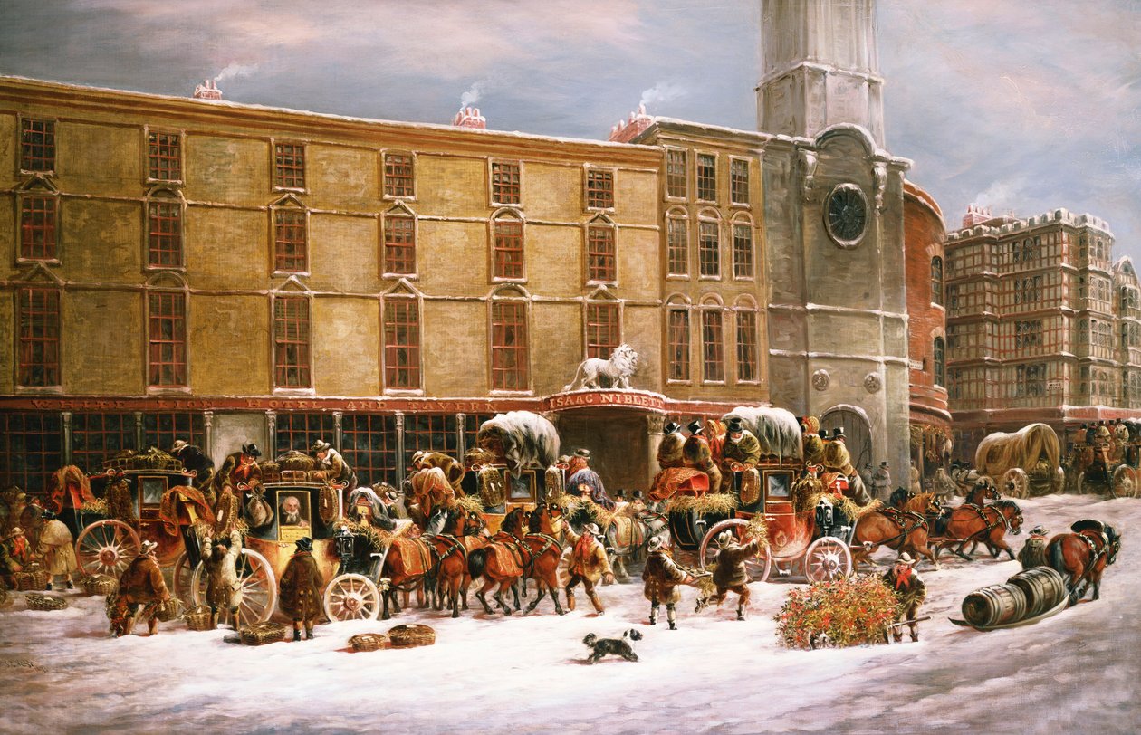 The White Lion Hotel and Tavern, Bristol, 1873 od J.C. Maggs