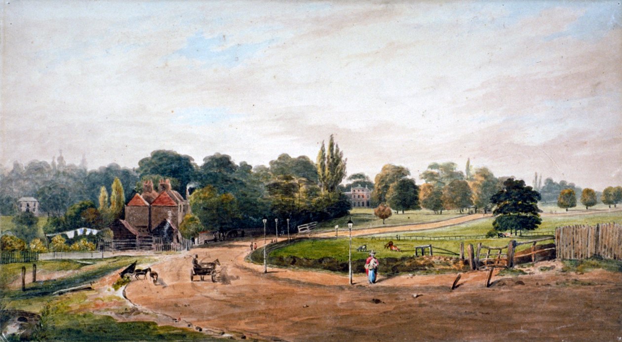 Lordship Lane, Camberwell, Londýn, c1860 od JC Mandy