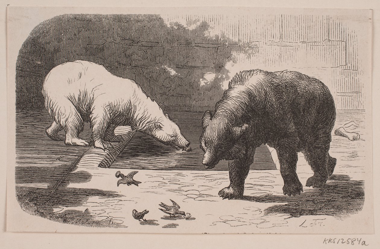 Medvědi v Jardin des Plantes od J.C. Nielsen