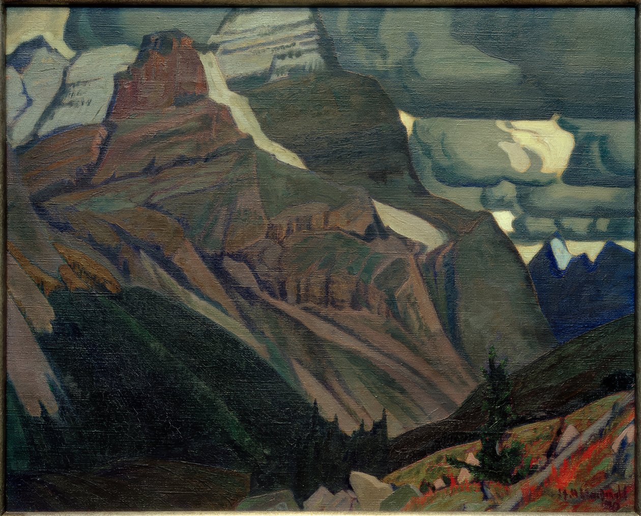 Temný podzim, Skalisté hory od J.E.H. MacDonald