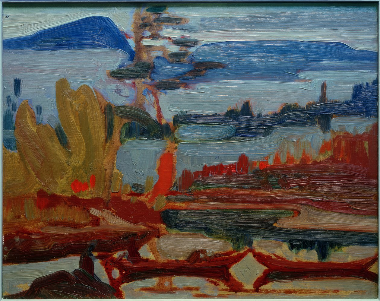 Mist Fantasy, Sand River od J.E.H. MacDonald