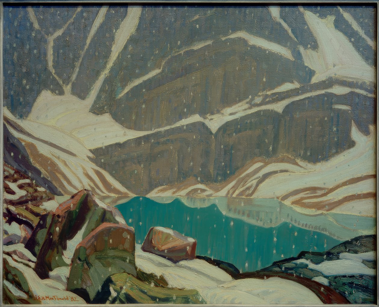 Horská samota (jezero Oesa) od J.E.H. MacDonald