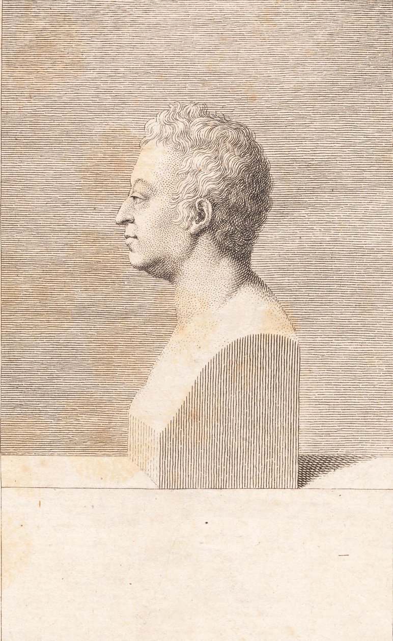 Busta muže od J.F. Clemens