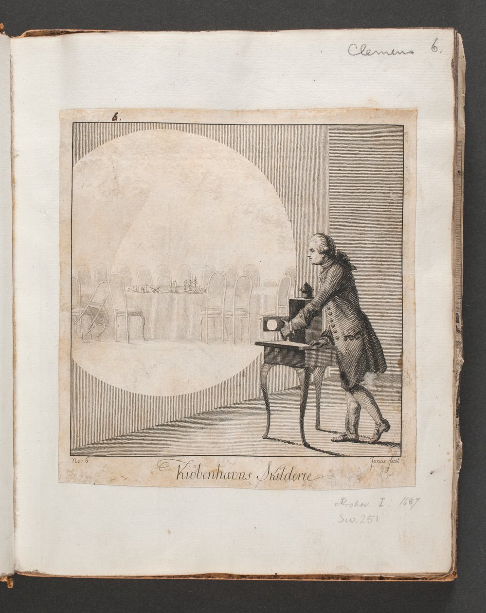 "Kiøbenhavns Skilderie". Ne. 6 od J.F. Clemens