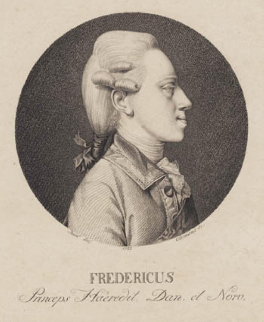 korunní princ Frederik (VI) od J.F. Clemens