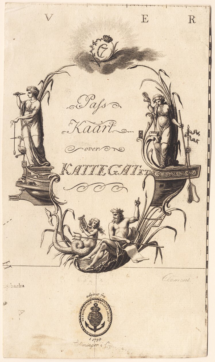 „Předejte mapu přes Kattegatet“ od J.F. Clemens