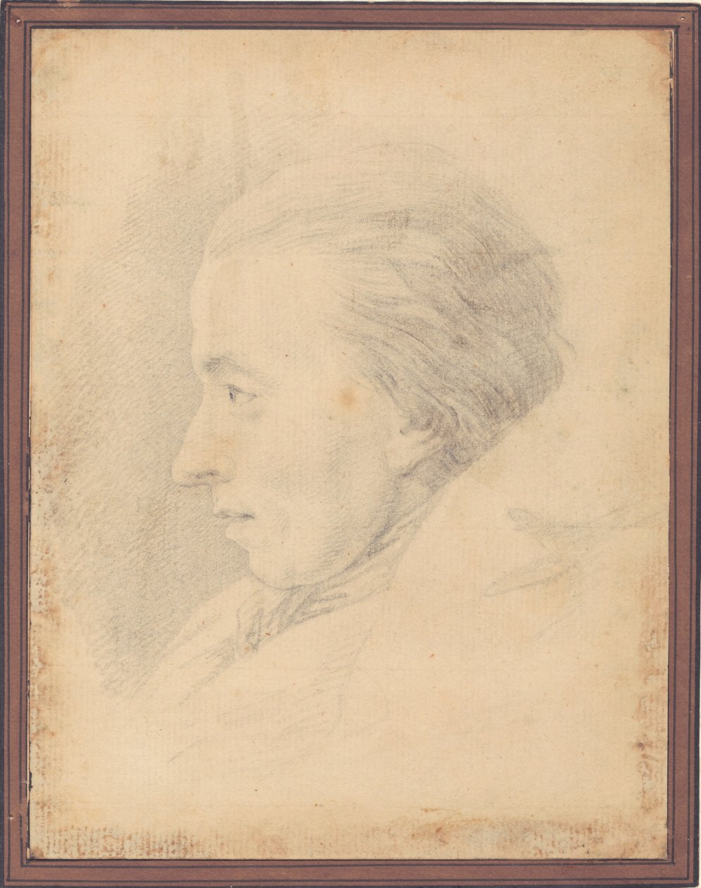 Portrét básníka Johannese Ewalda (1743-81) od J.F. Clemens