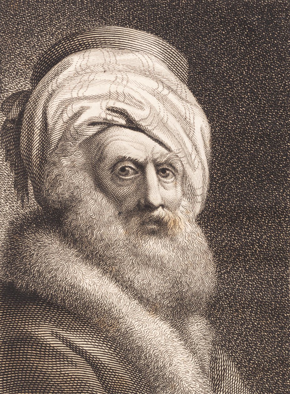 Portrét starého muže. Nathan der Weise od J.F. Clemens