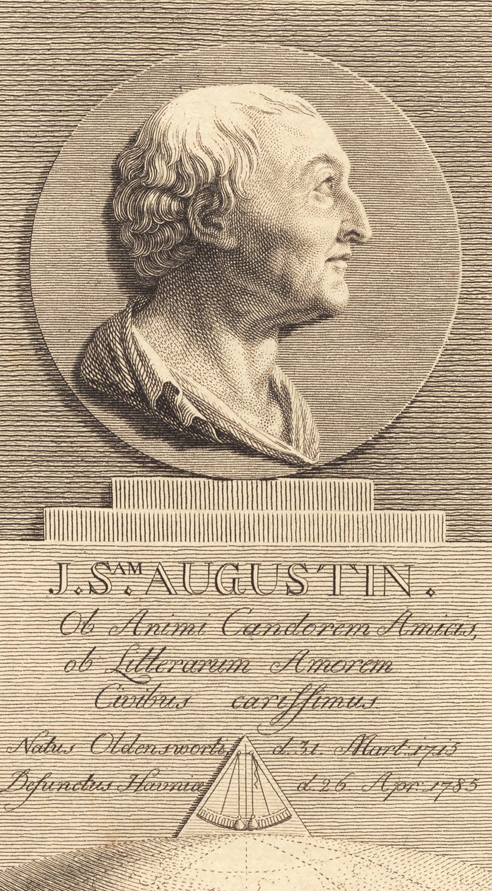 Tajemník ve válečné kanceláři Johan Samuel Augustin od J.F. Clemens