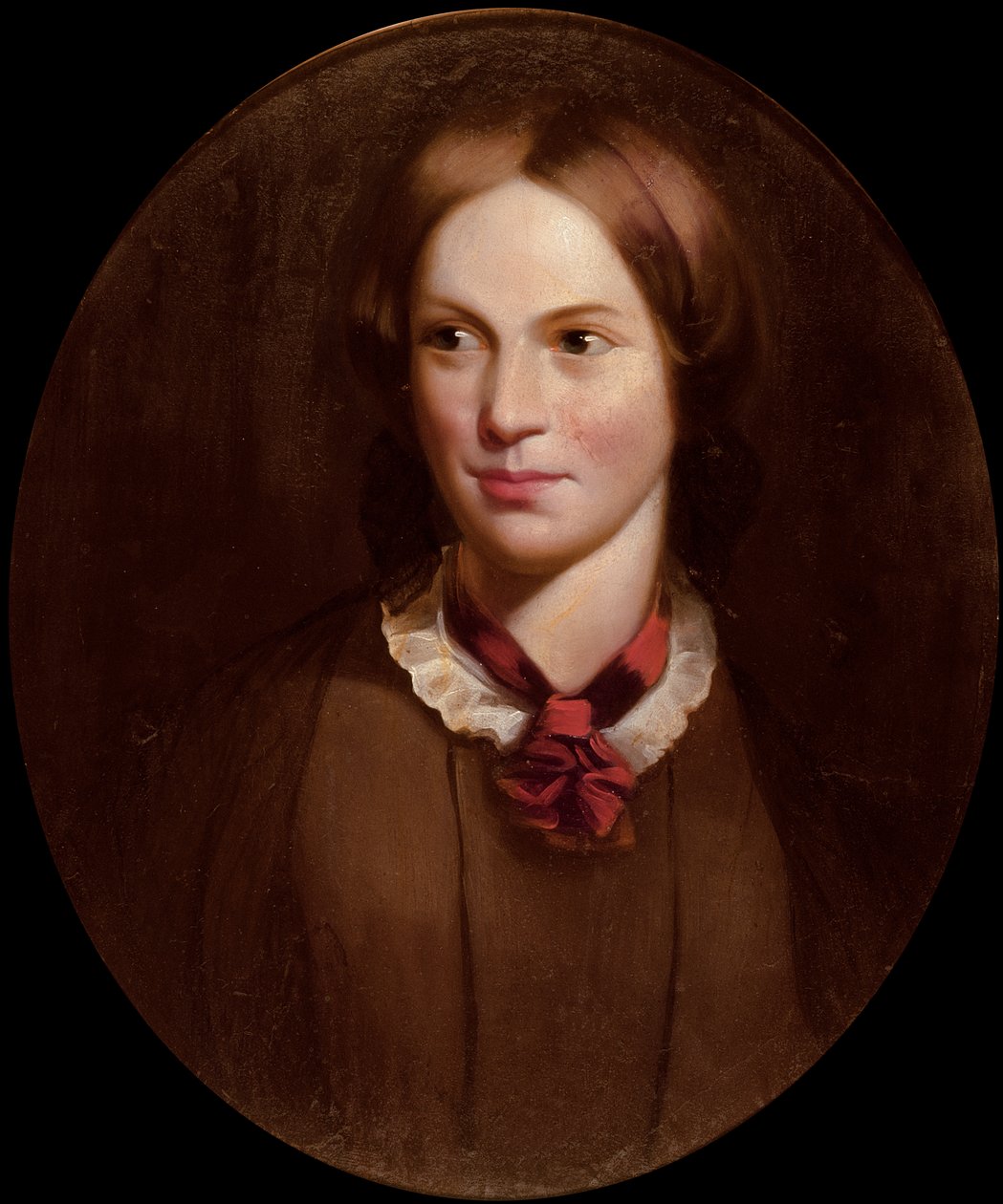Portrét Charlotte Bronteové (1816-55) od J.H. Thompson