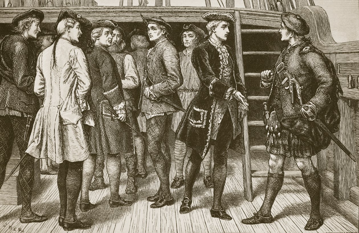 Young Pretender a Highland Chiefs na palubě 