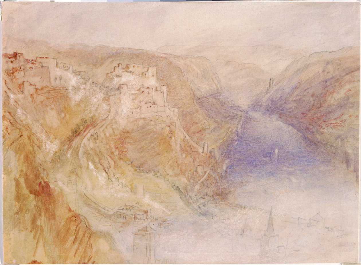 "Ehrenbreitstein", 1840-45 od Joseph Mallord William Turner