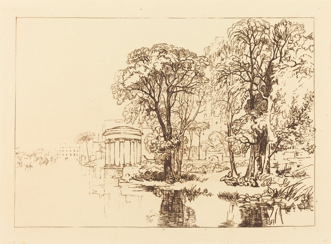 Isleworth, publikoval 1819. od Joseph Mallord William Turner