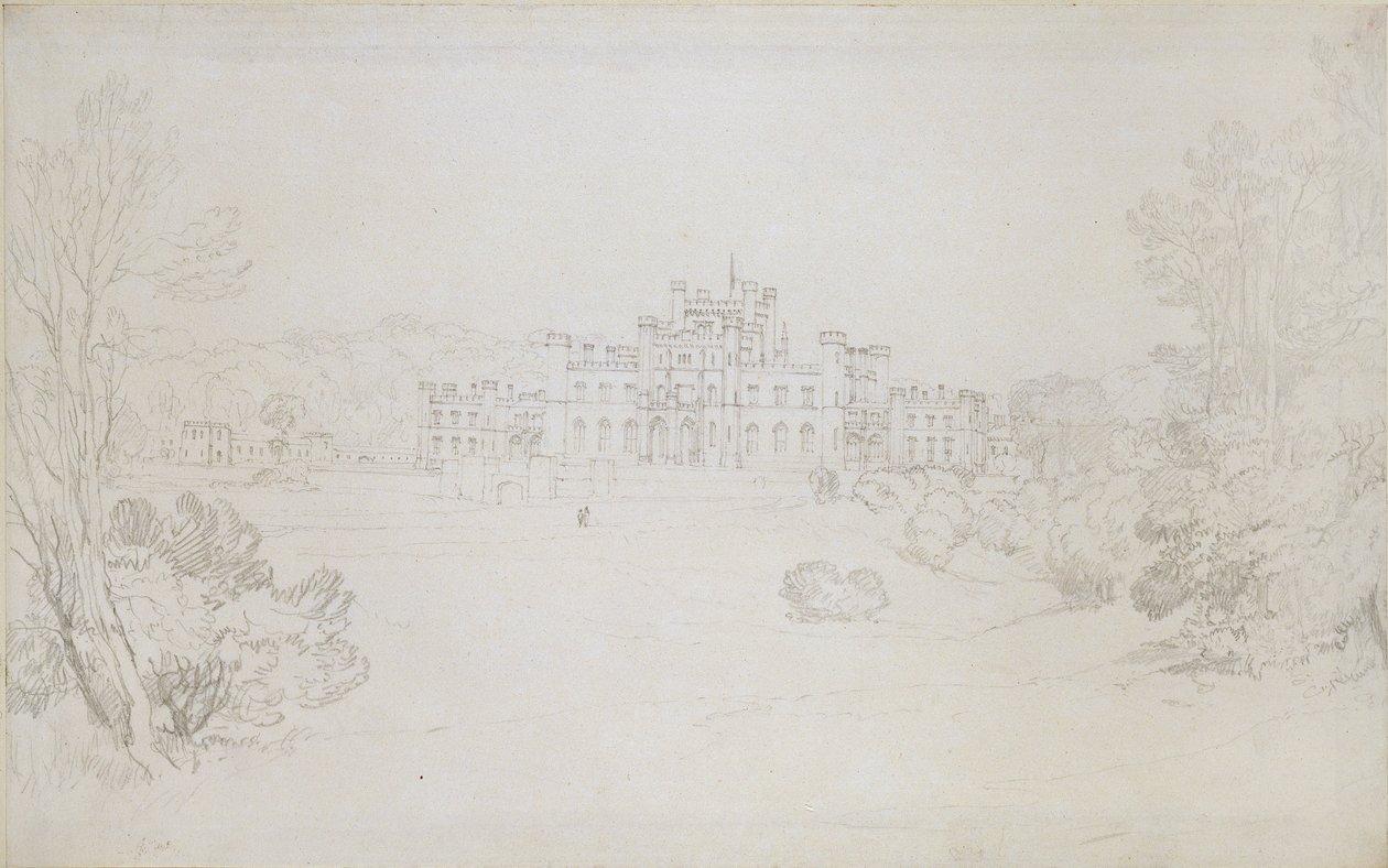 Dolní zámek, 1809 od Joseph Mallord William Turner