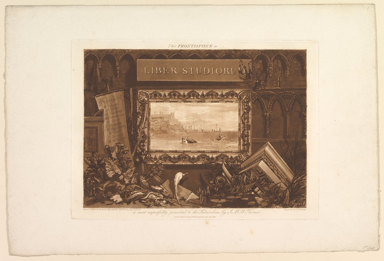 Frontispis k Liber Studiorum, květen 1812. od Joseph Mallord William Turner
