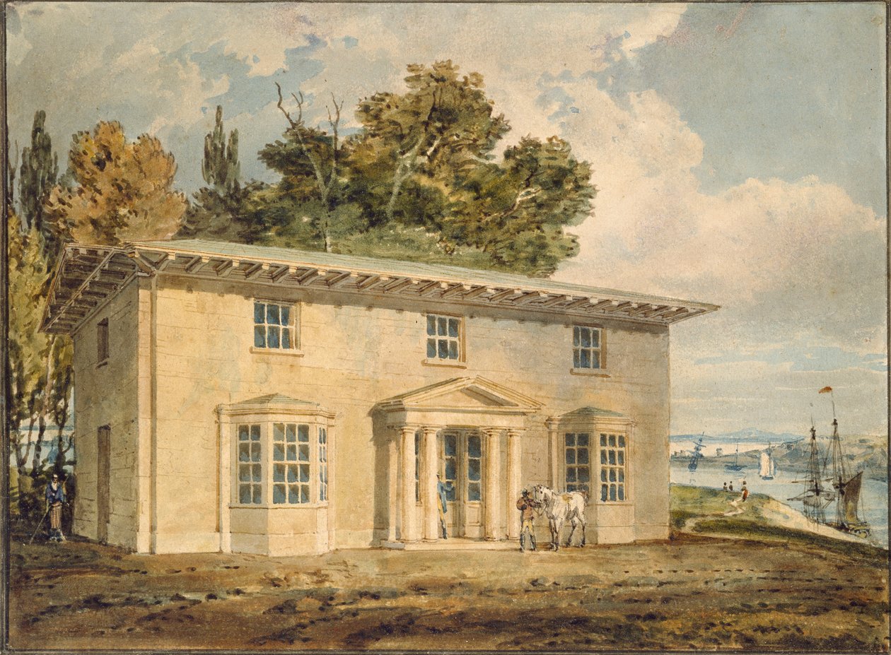 The Penrhyn Arms v Port Penrhyn, c1797-1798 od Joseph Mallord William Turner