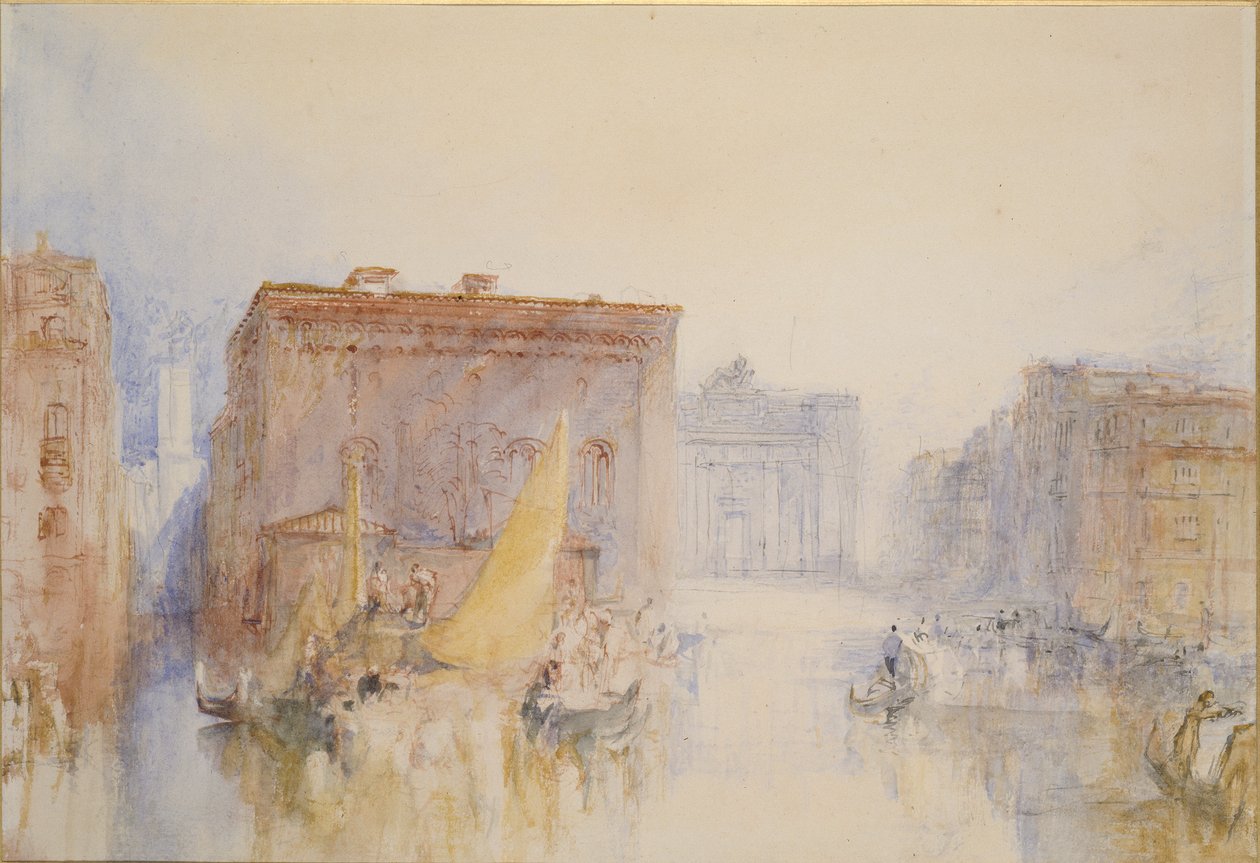 Benátky: Accademia, 1840 od Joseph Mallord William Turner