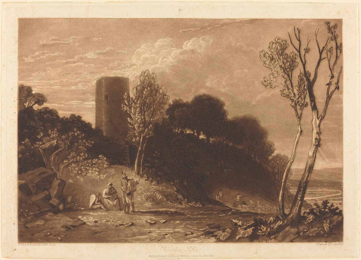 Winchelsea, Sussex, publikoval 1812. od Joseph Mallord William Turner