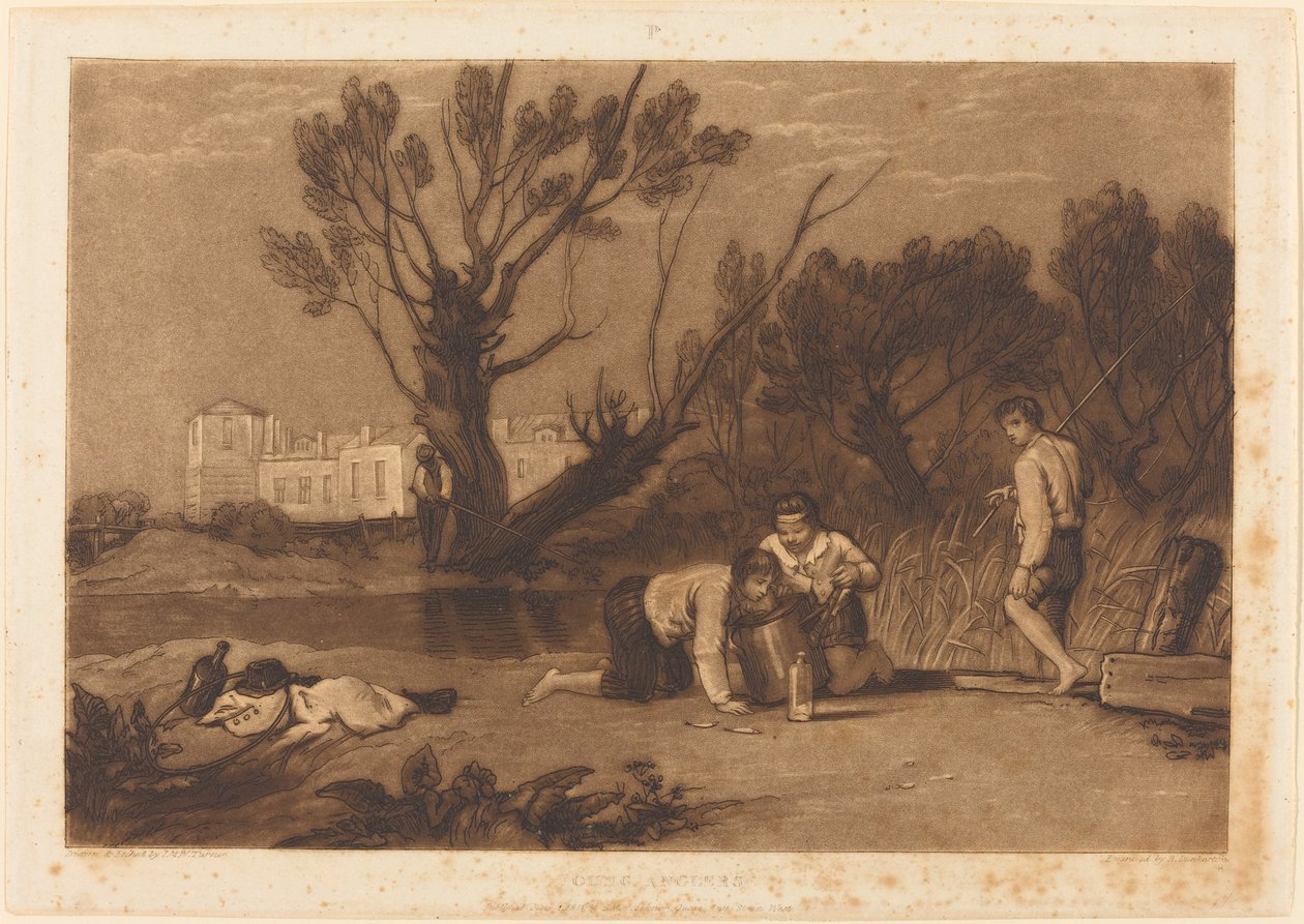 Mladí rybáři, publikoval 1811. od Joseph Mallord William Turner