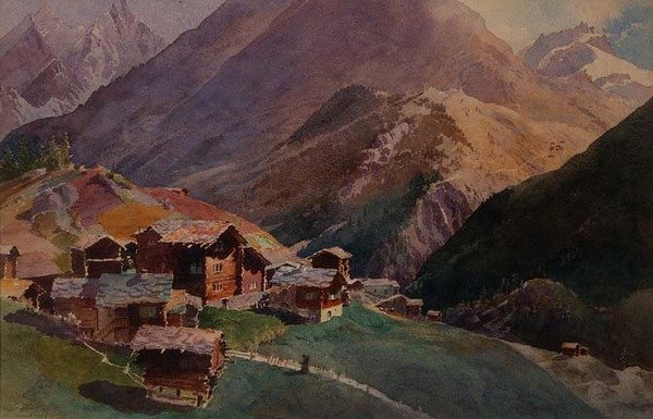 Zermatt z Plattenu od J.M. Donne