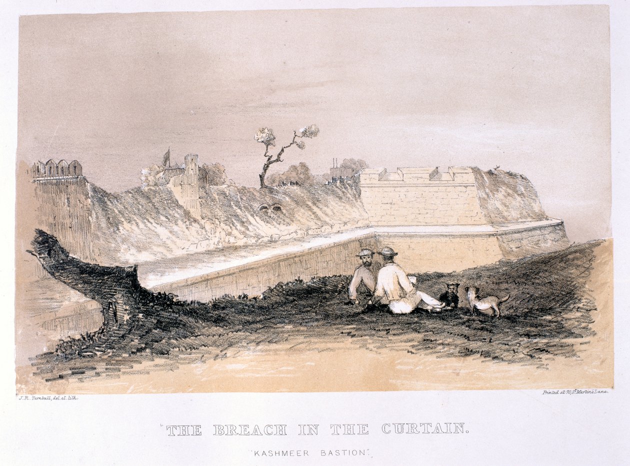 The Breach in the Curtain, publikoval T. McLean, 1858 od J.R. Turnbull