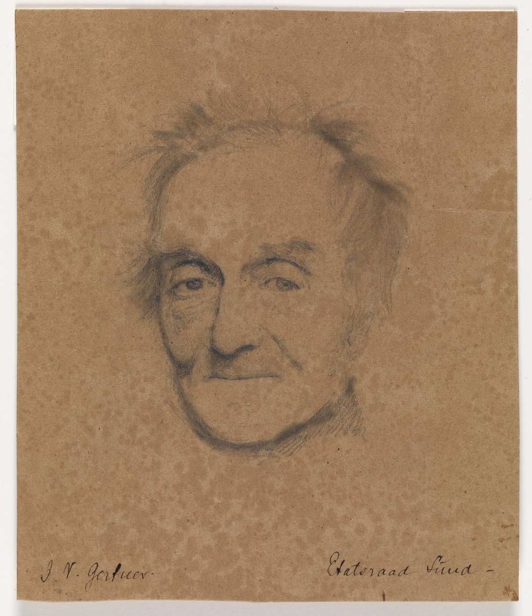 Portrét malíře J.L. Háj od J.V. Gertner