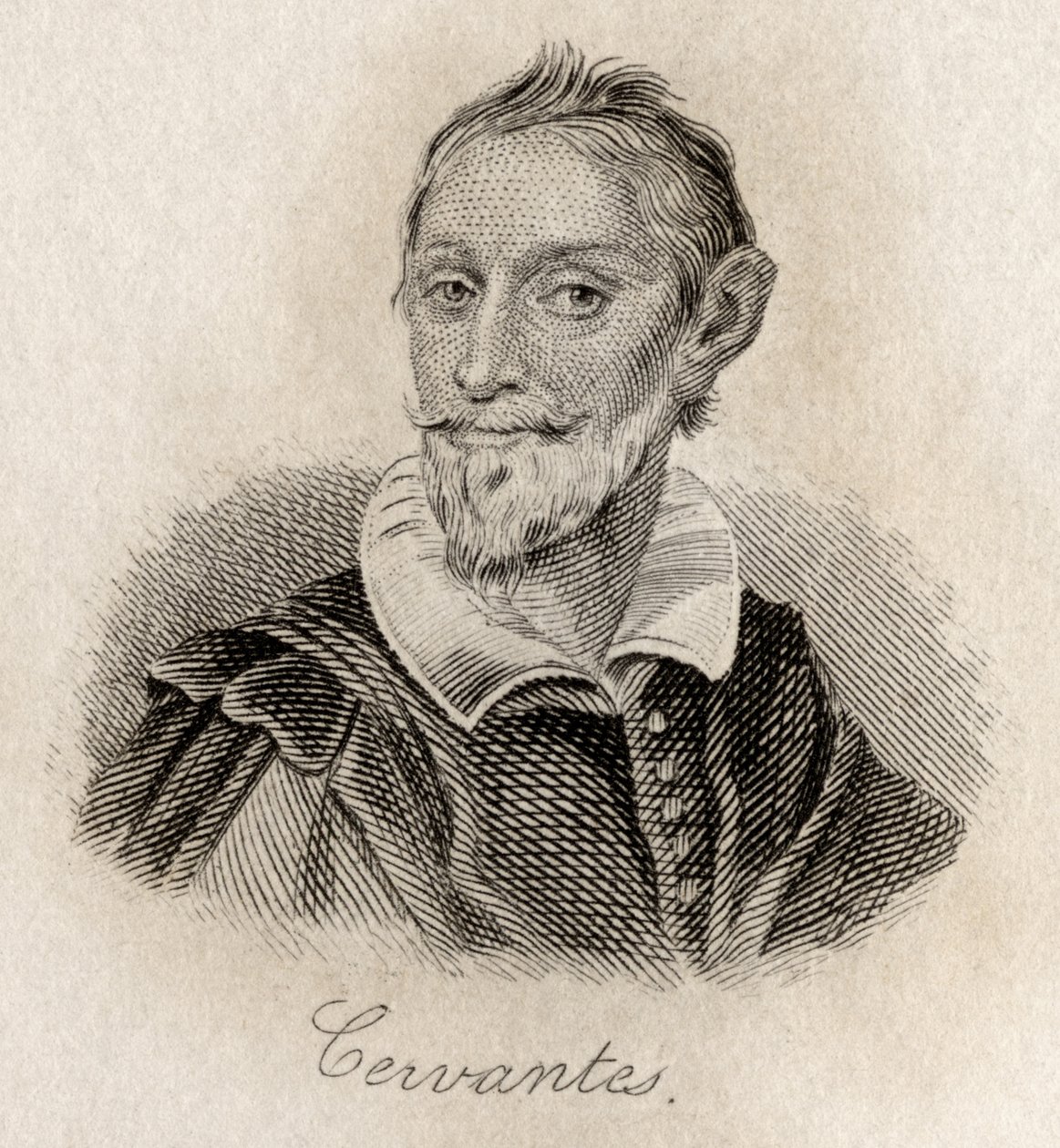 Miguel Saavedra de Cervantes od J.W. Cook