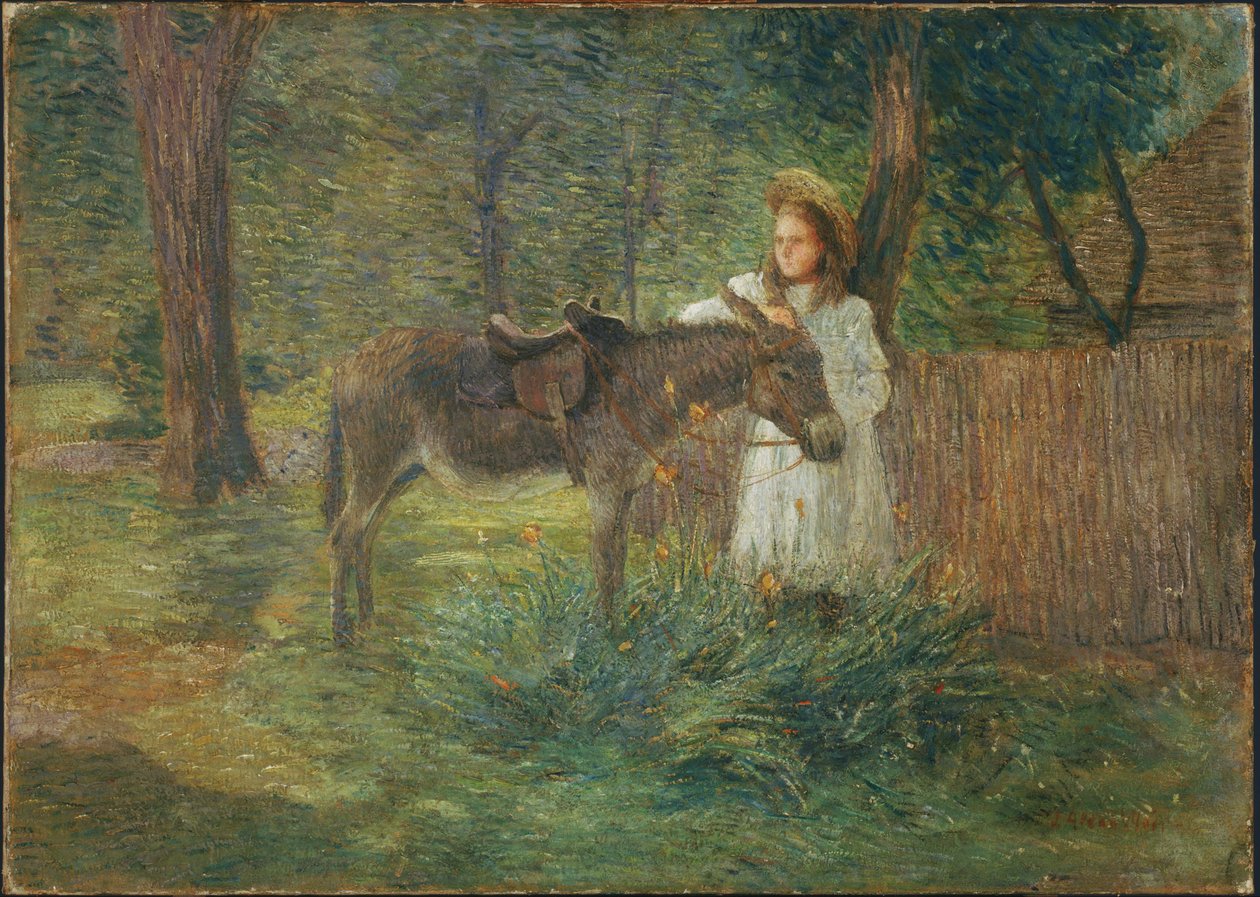 Po projížďce / Návštěva sousedů od J. Alden Weir