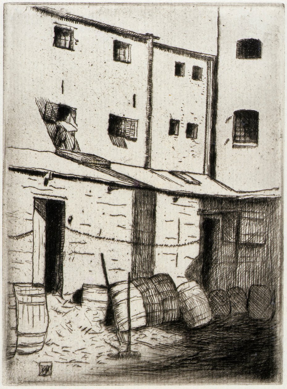 Mývalí ulička od J. Alden Weir