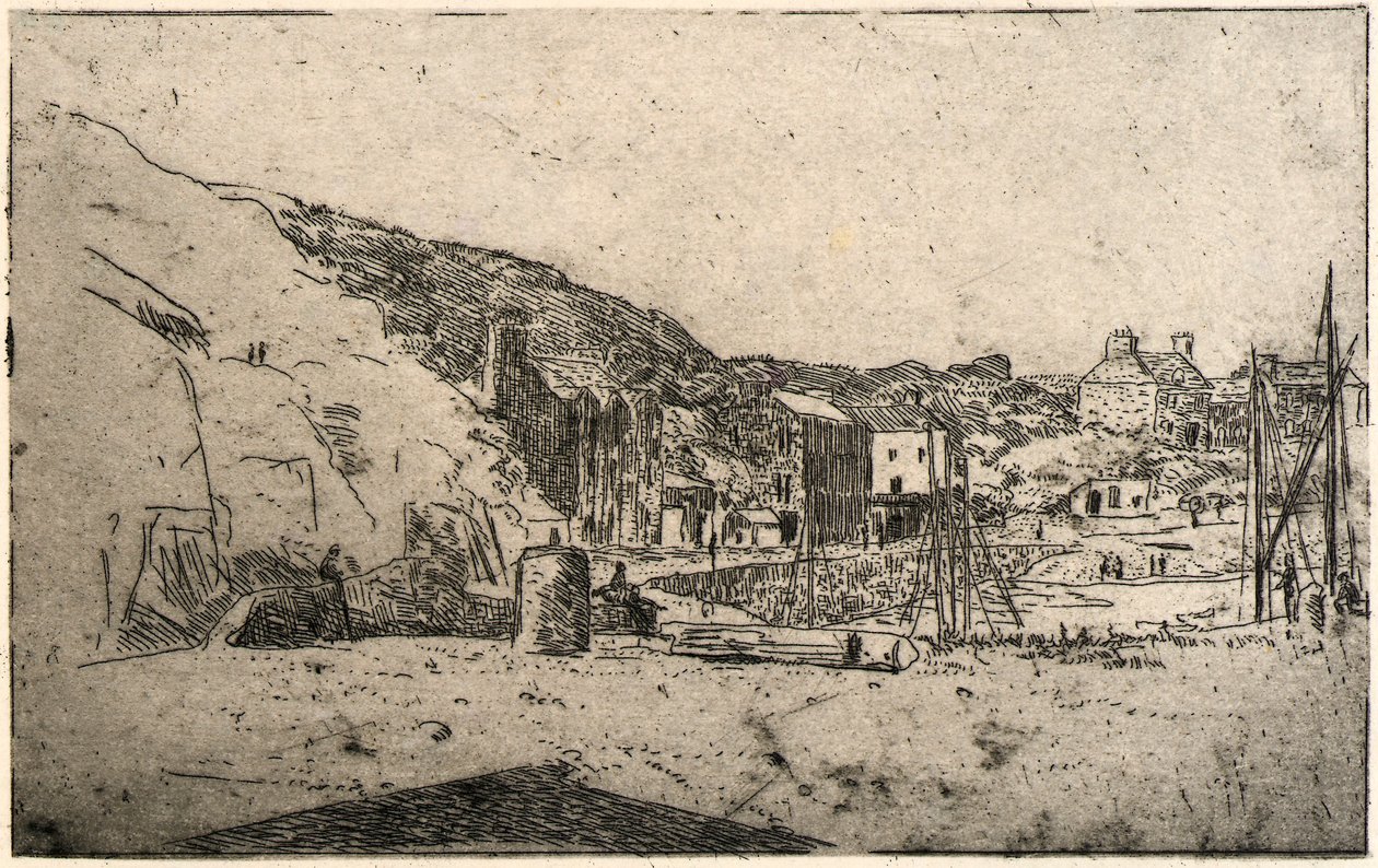 Přístav - ostrov Man od J. Alden Weir