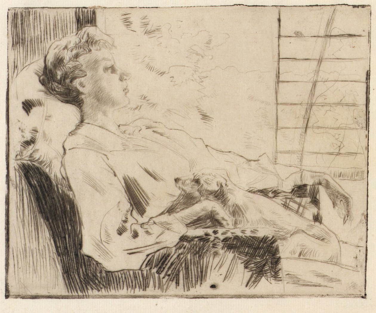 Na náměstí od J. Alden Weir