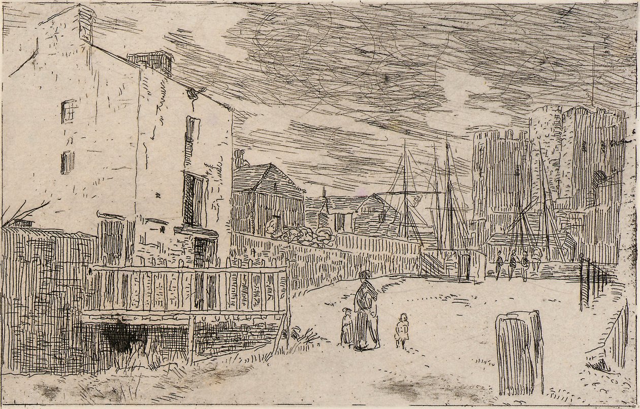 Přístav Erin - ostrov Man od J. Alden Weir
