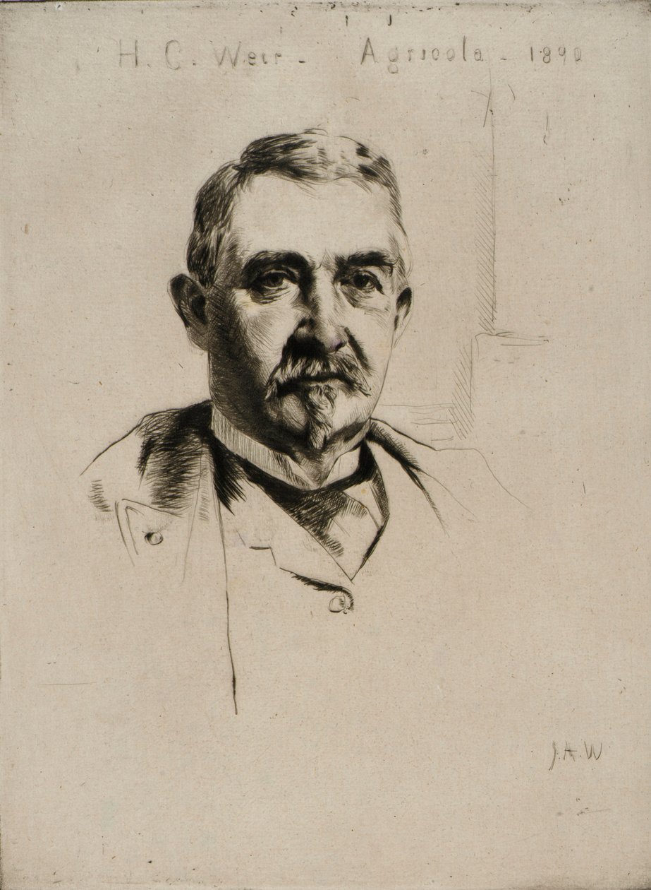 Portrét plukovníka H.C. Weira (Agricola) od J. Alden Weir