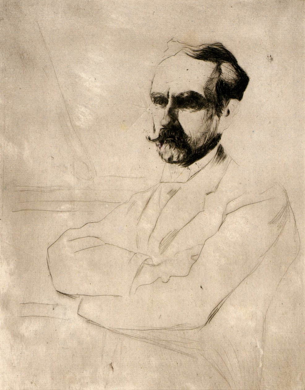 Portrét Dr. Roberta F. Weira od J. Alden Weir
