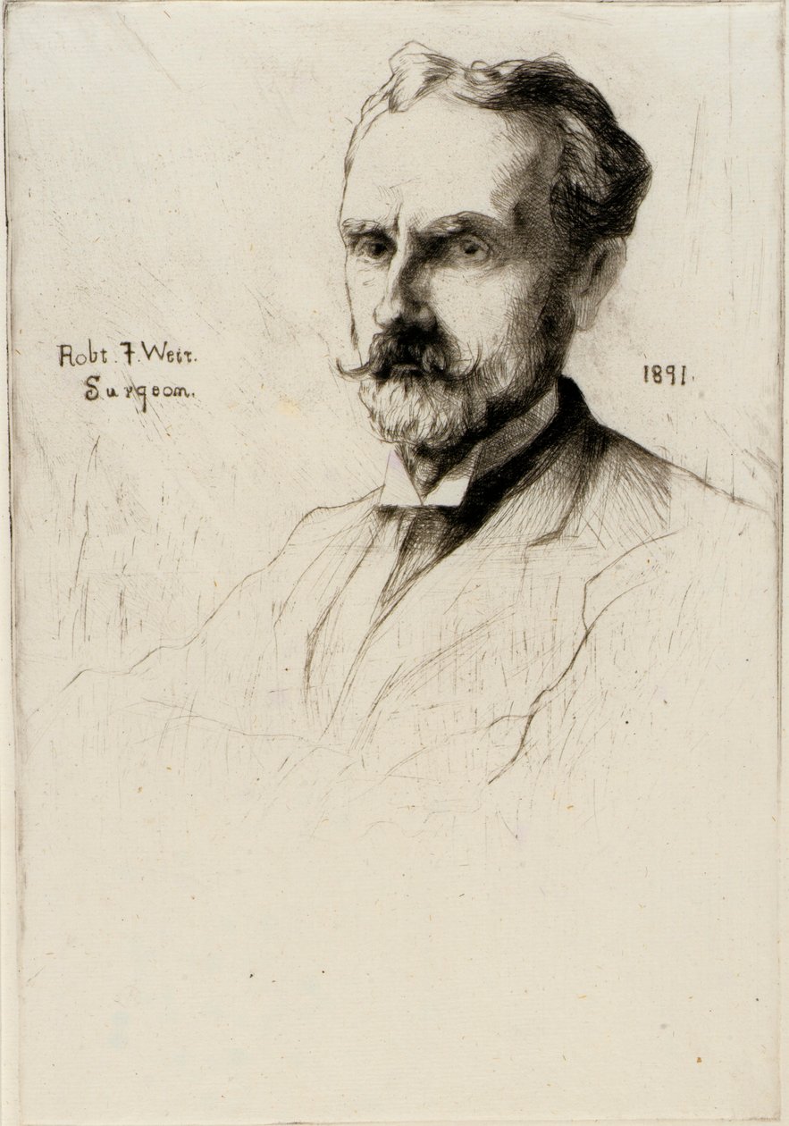 Portrét Dr. Roberta F. Weira od J. Alden Weir
