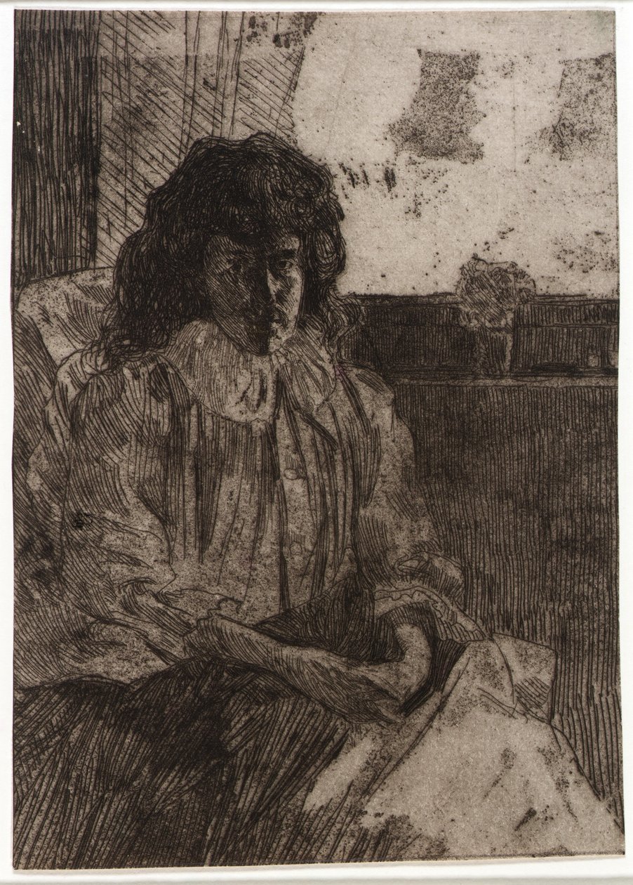 Skica u okna č. 2 od J. Alden Weir